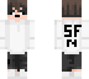 boy with snf on the back