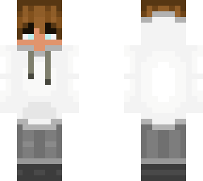 boy with white hoodie