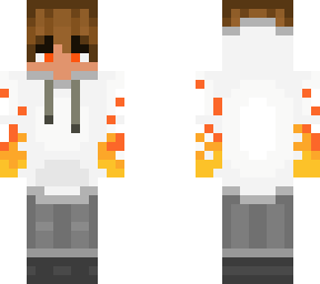 boy with white hoodie pyro