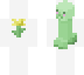creeper finds a dandelion - rq