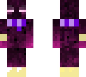 enderman wearing a scarf