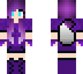galaxy purple hair