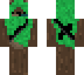 green ewok with blue head phones (original skin not mine just its my i like it)