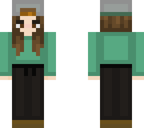 hat + hoodie