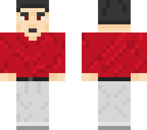 Kiryu Kazuma Jacketless Minecraft Skin
