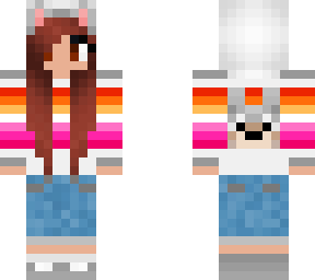 lesbean wolf girl (brunette edit)