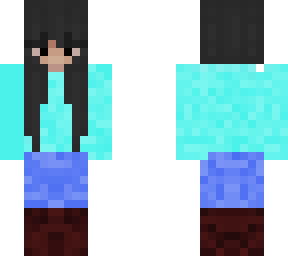 my blue sweater with brown boots