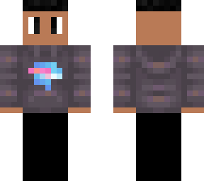 my first skin but with mr beast jacket