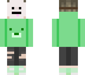 my skin but green