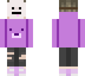 my skin purple