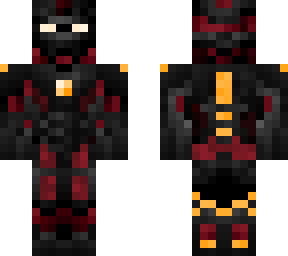 orange and dark red robot