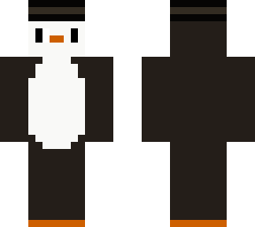 penguin with cool hat on