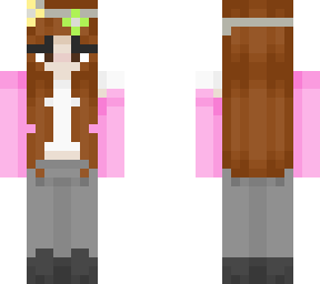 pink flower crown outfit