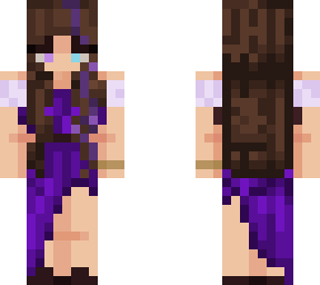 purple dress