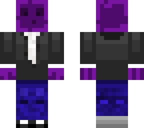 purple slime in a suit