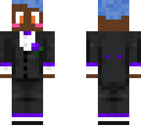 purple tux