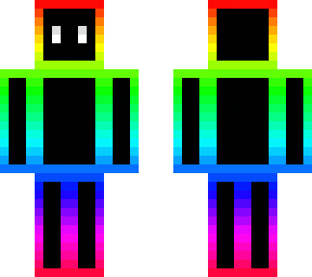 rainbow outline - dark mode