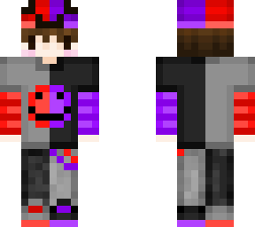 red and purple smiley