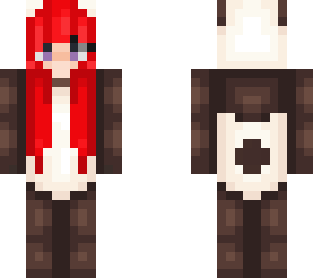 red head panda onesie