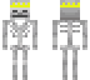 skeleton with crown