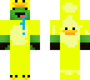 turtle in a short sleeve duck suit