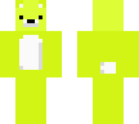 yellow green bear