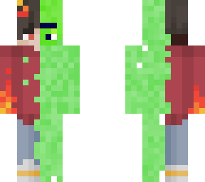 a zombie and fireman