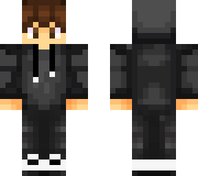black hoodie boy