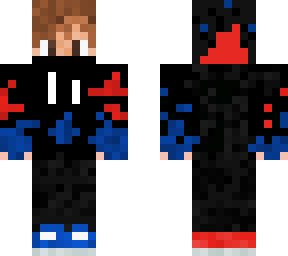blue and red gamer boy