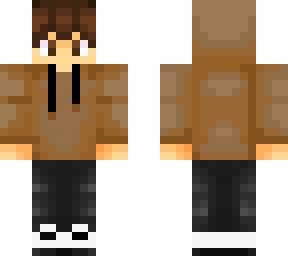 brown hoodie boy