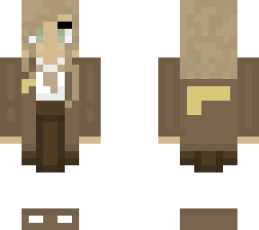 brown school uniform girl #2