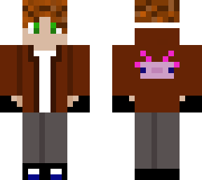 cool teen brown axolotl sweatshirt (reworked ;))
