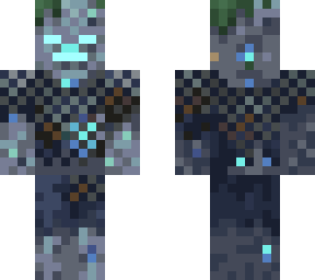 Dungeons Armored Drowned | Minecraft Skin
