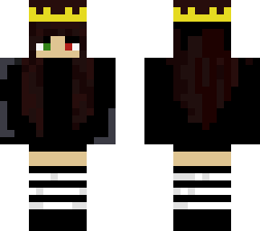 e-girl with crown