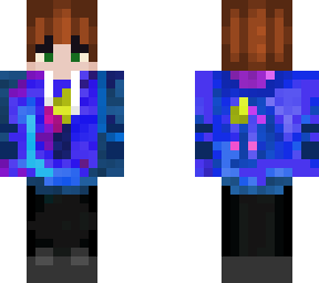 galaxy hoodie brown haired boy