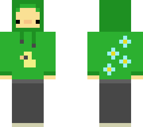 green hoodie ducky