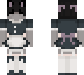 my character in a maid outfit w/ cat ears ;) (fixed)
