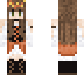 orange elf special medieval skin