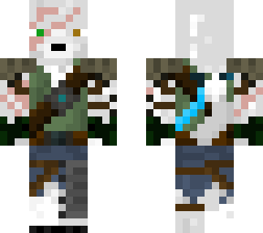 pale grey wolf