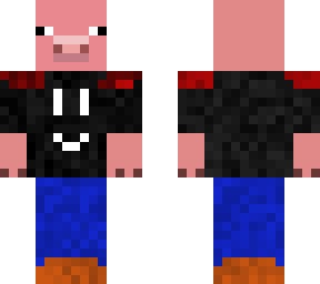 pig with epic clothes