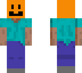 pumpkin head steve (slim)