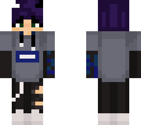 purple demon girl