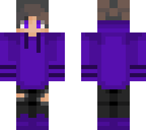purple hoodie boy