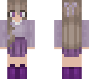 purple sweater