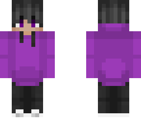 purple themed sweat