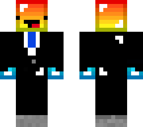 rainbow peaple with a suit