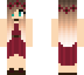 red dress