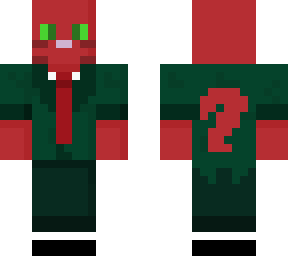 red in a suit swag