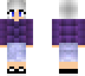 short silver hair girl