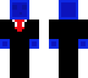 slime tuxedo blue